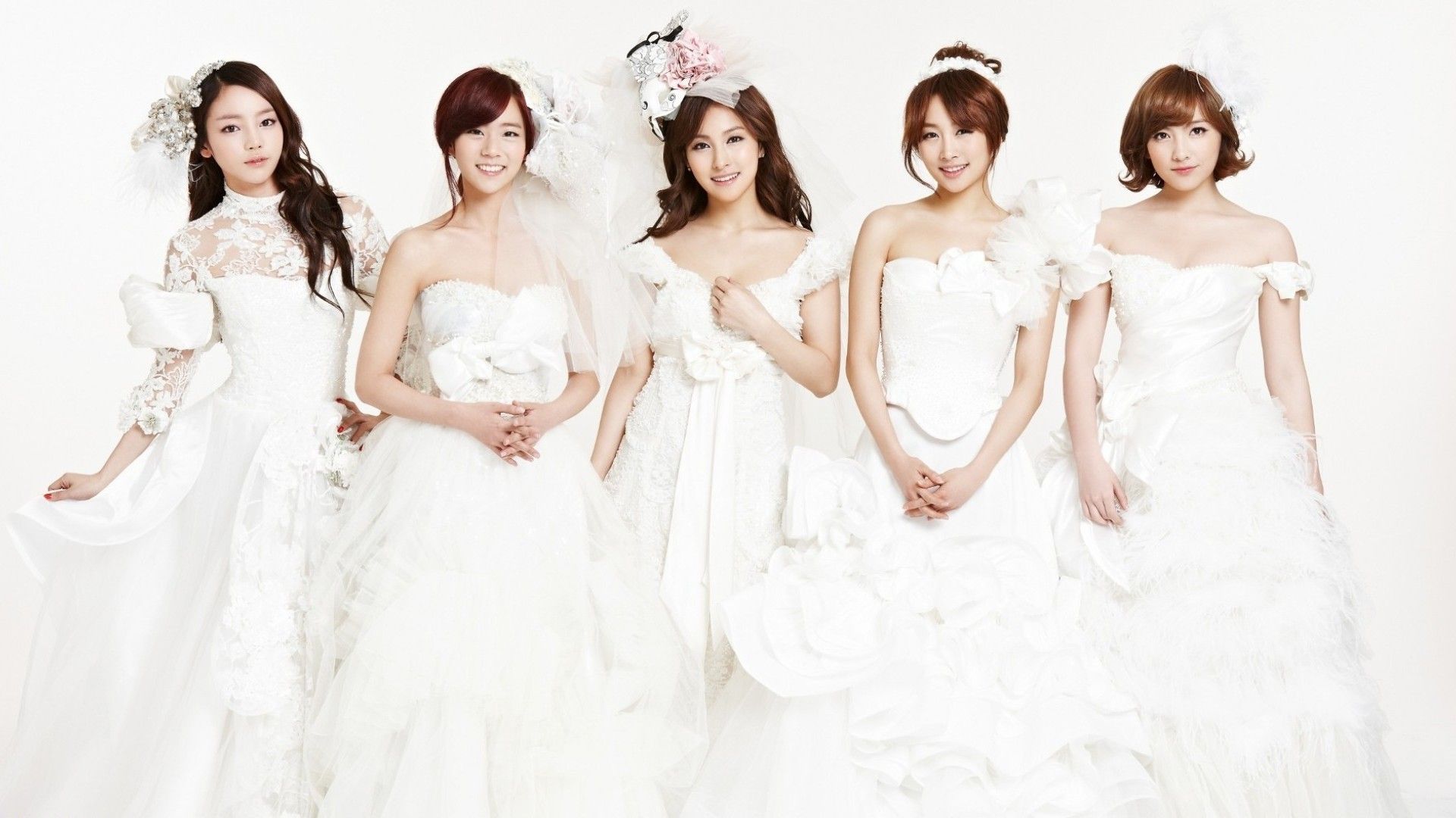 Kara, K pop, Korean, Wedding Dress, Women, Asian Wallpaper HD / Desktop and Mobile Background