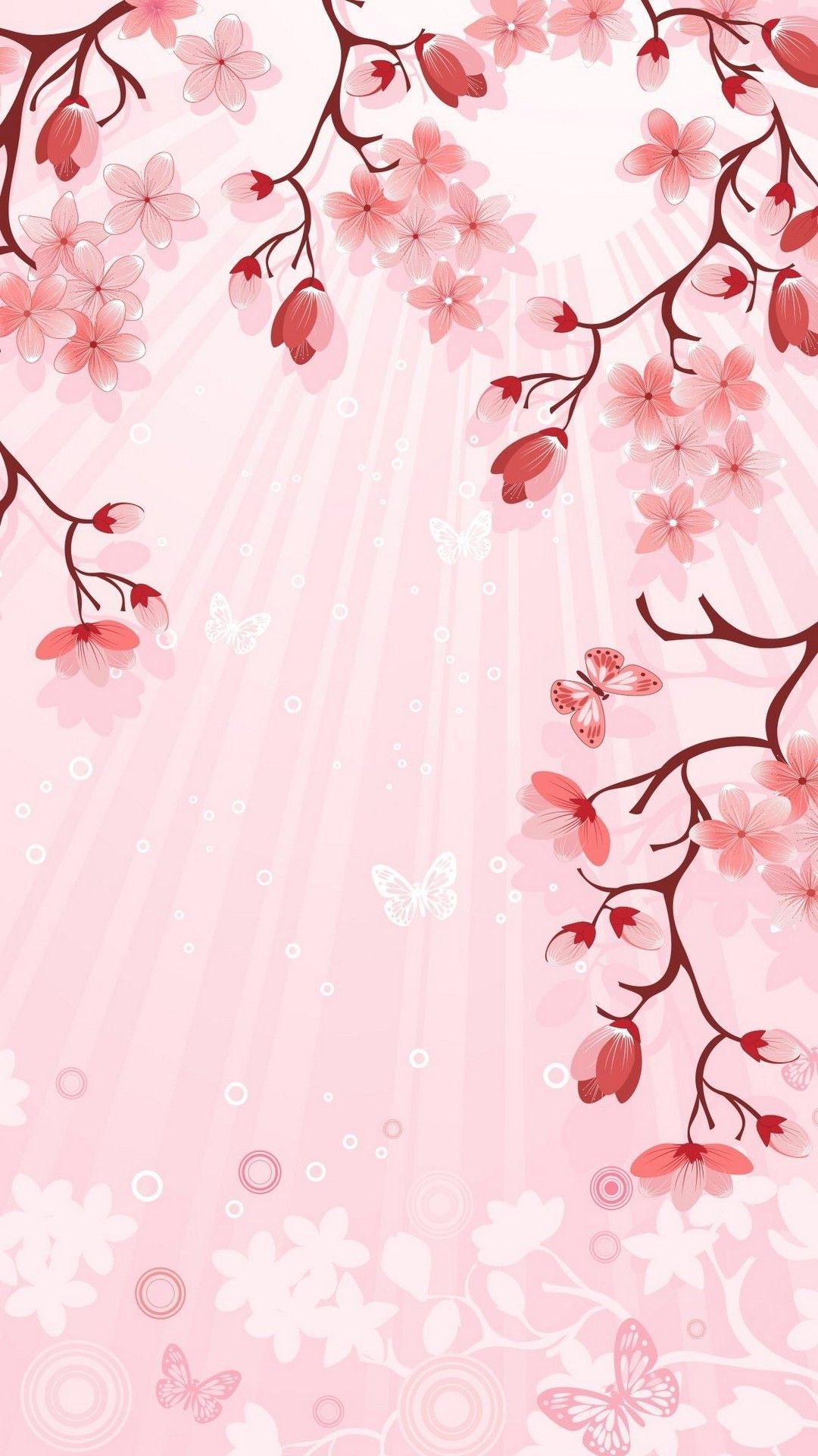 Pink Flower Wallpaper Animated. Best HD Wallpaper. Pink flowers wallpaper, Flower wallpaper, Cute flower wallpaper