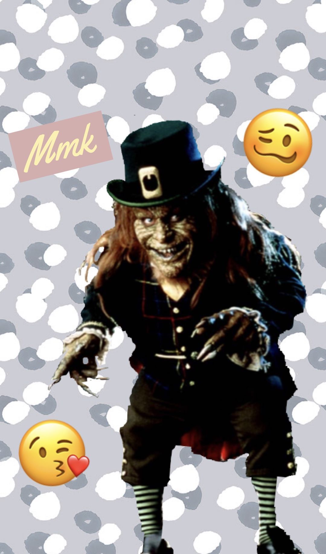 The “scary” leprechaun wallpaper edit. Scary leprechaun, Wallpaper, Scary