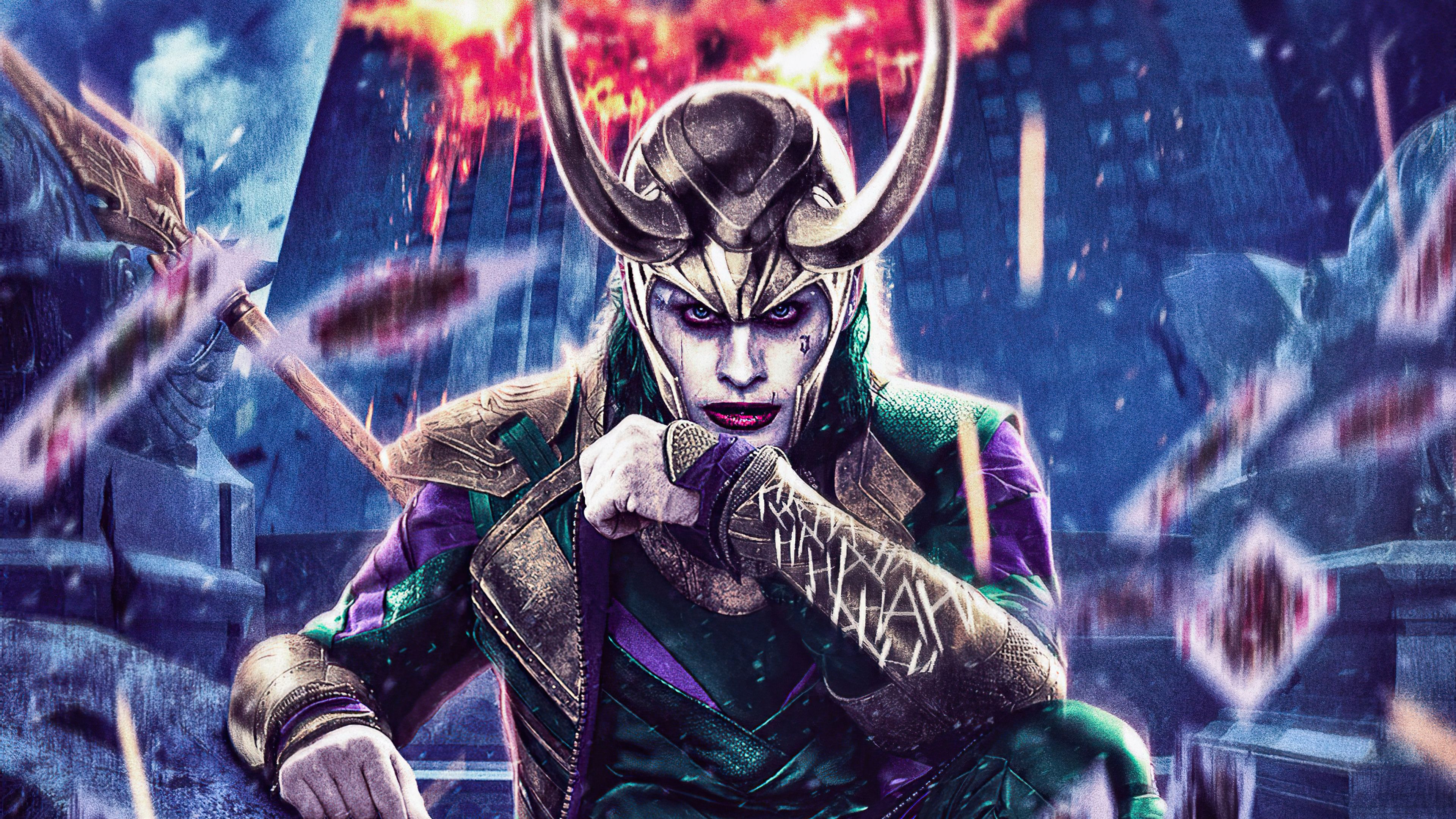 Joker X Loki, HD Superheroes, 4k Wallpaper, Image, Background, Photo and Picture