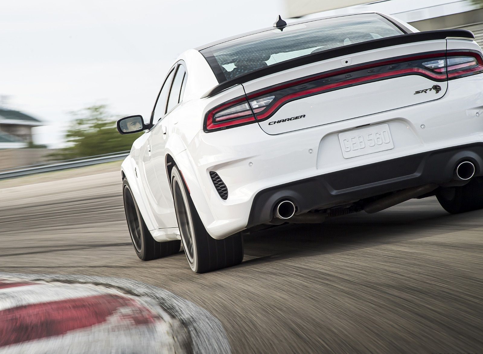 Dodge Charger SRT Hellcat Redeye Rear Wallpaper