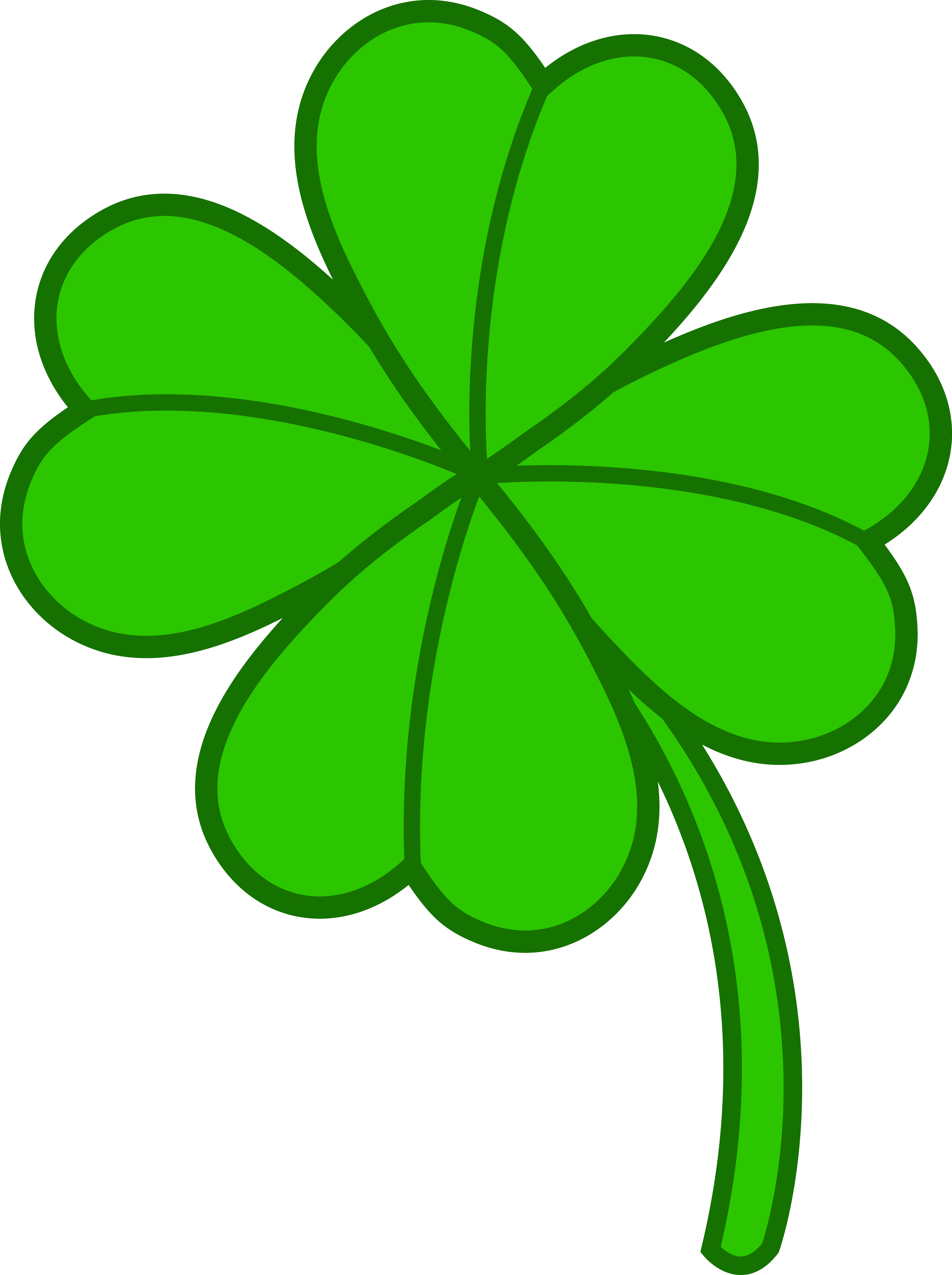 Free Four Leaf Clover Image, Download Free Clip Art, Free Clip Art on Clipart Library