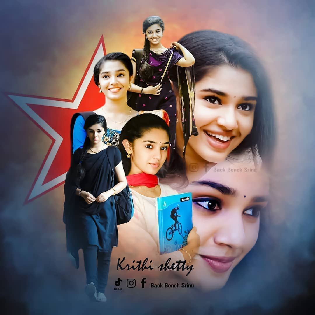 Krithi Shetty 4K Wallpaper