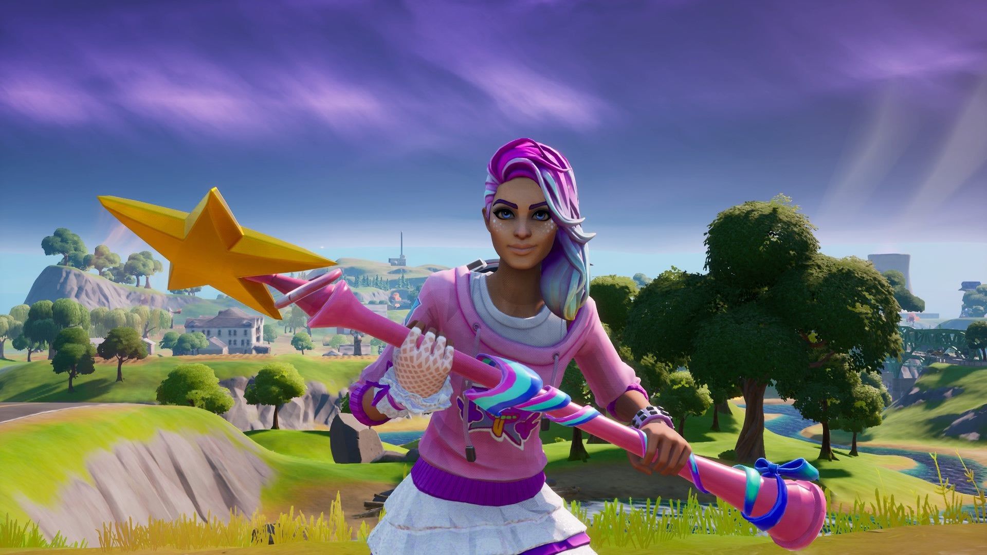Starlie] Skin with [Star Power] Pickaxe