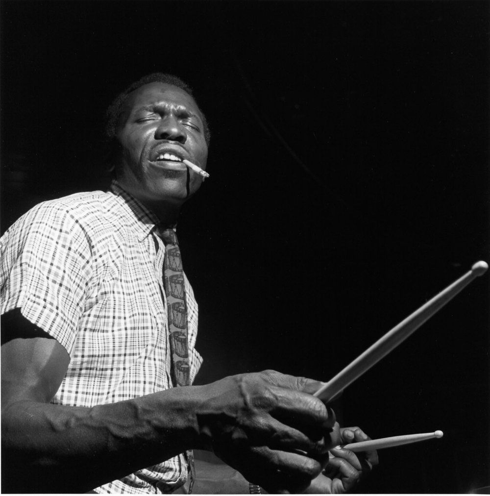 WJONEE01 Elvin Jones. Francis Wolf & Blue Note Record Photography