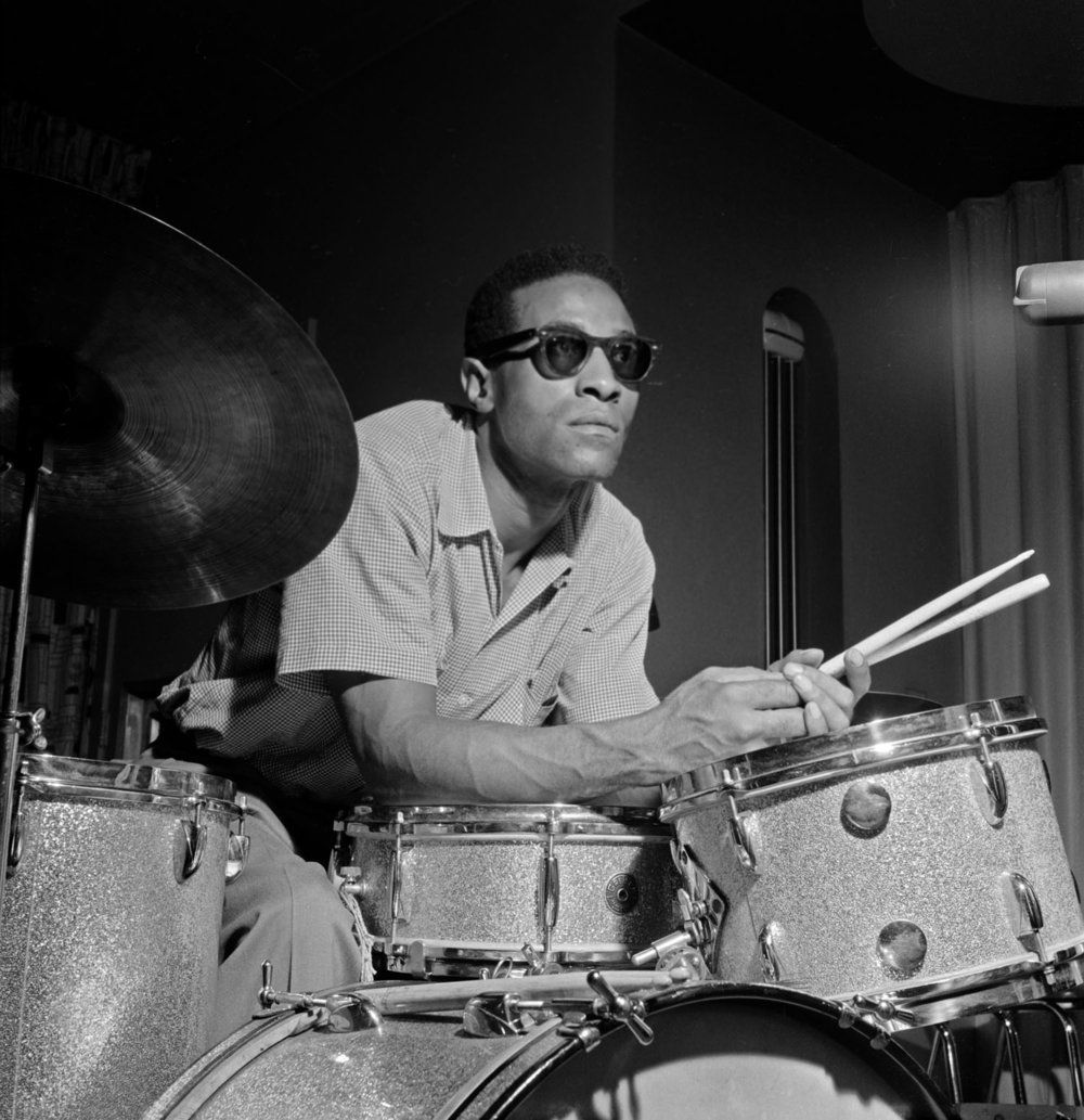 WJONEE01 Elvin Jones. Francis Wolf & Blue Note Record Photography