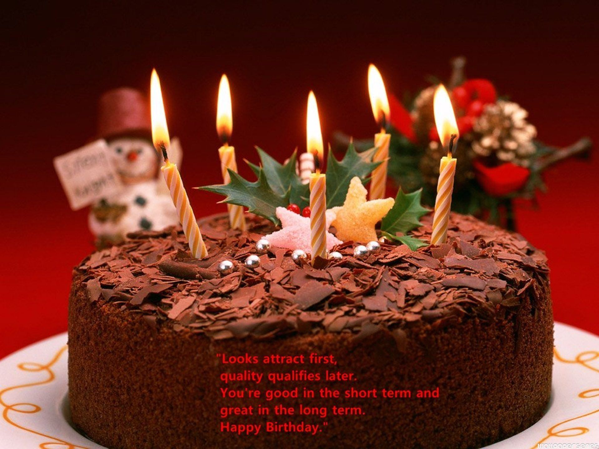 Happy Birthday Wishes Quotes Wallpaper Birthday Day Cake