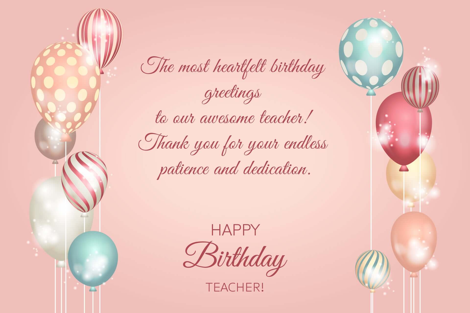 Happy Birthday Wishes for Teacher. Best Birthday Wishes 2020