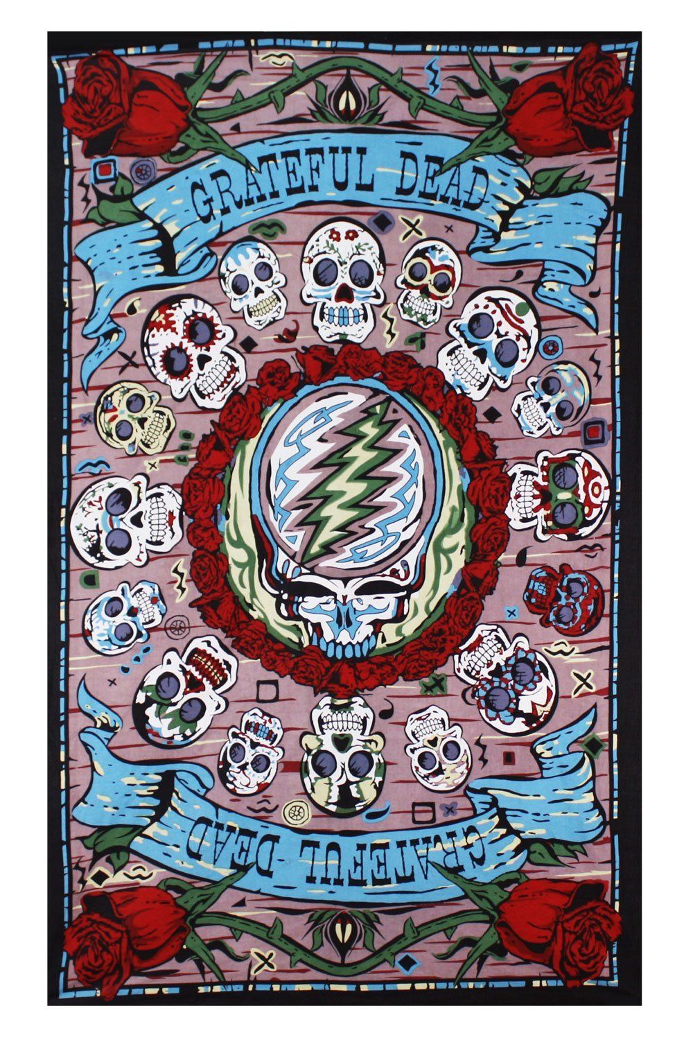 Sunshine Joy Grateful Dead 3D Mexicali Sugar Skulls Dead Skulls