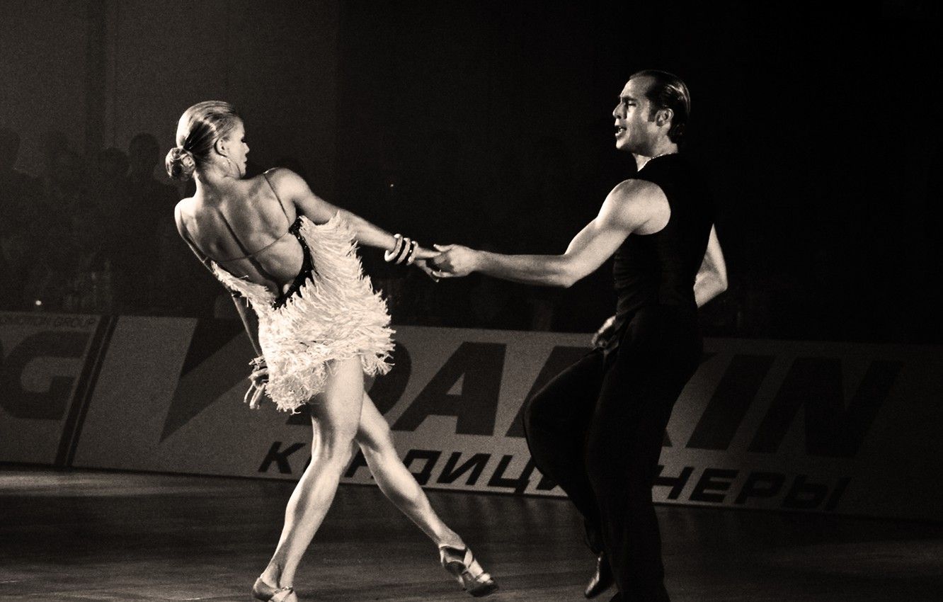 Wallpaper dance, Riccardo and Yulia, ballroom dance, ballroom dancing image for desktop, section спорт
