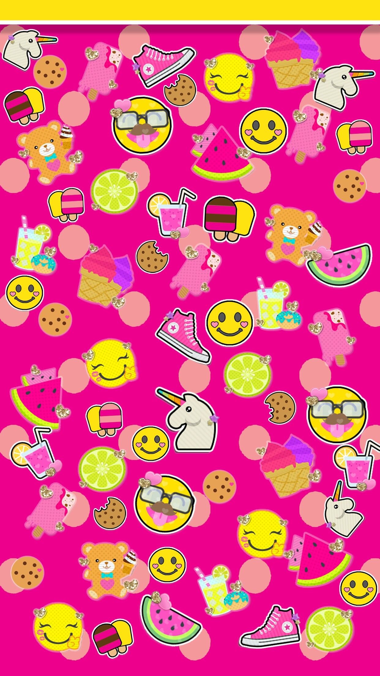 Pink Kawaii Phone Wallpaper