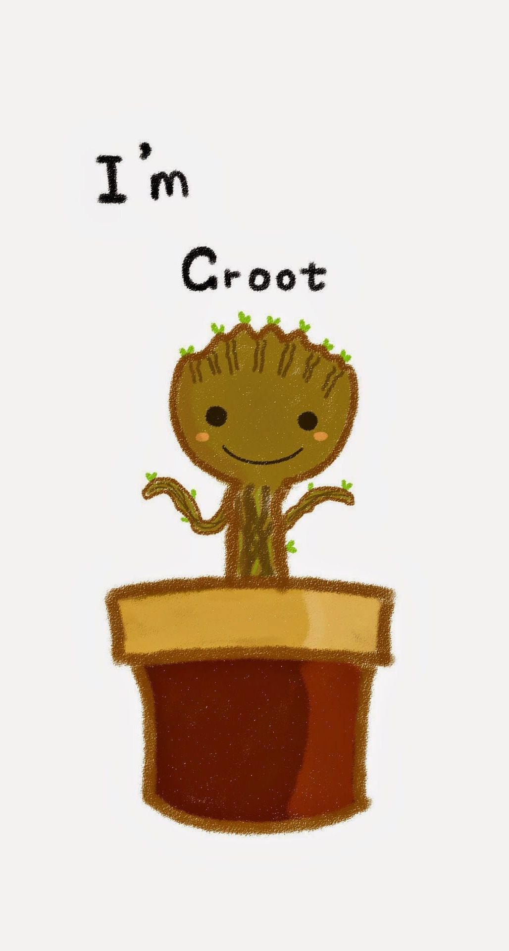 I Am Groot Baby Flower iPhone 6 Plus HD Wallpaper HD