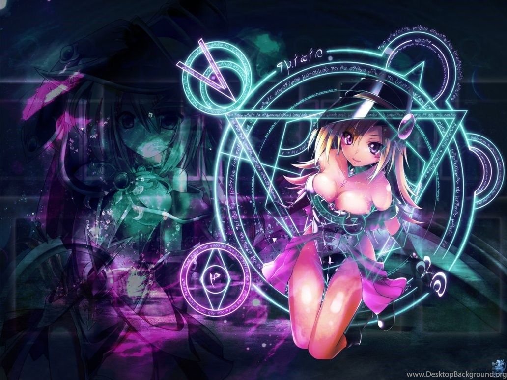 Wallpaper Artwork Wallpaper Dark Magician Girl