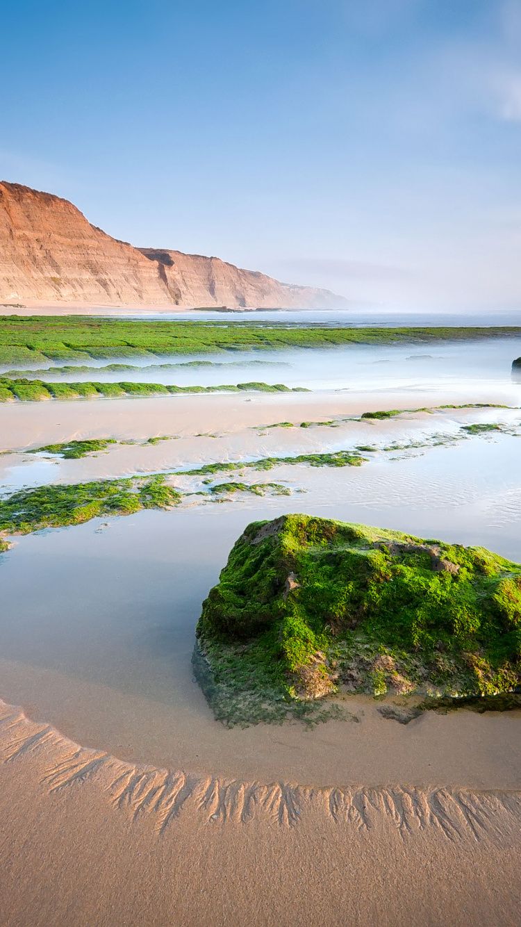 Download Rocks, beach, Chrome OS, stock, nature wallpaper, 750x1334, iphone 7, iPhone 8