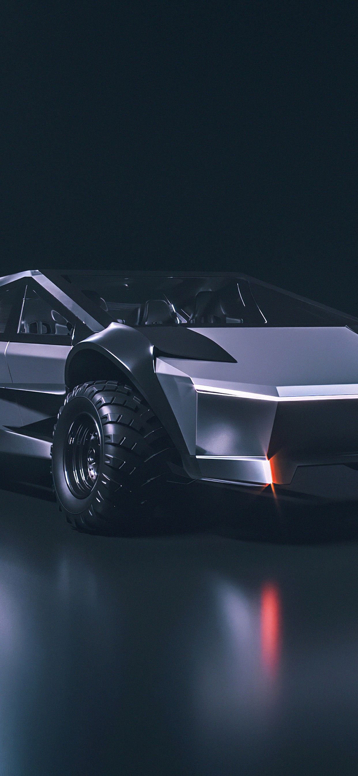 Tesla Cybertruck 4K Wallpaper, Concept Cars, Black Dark