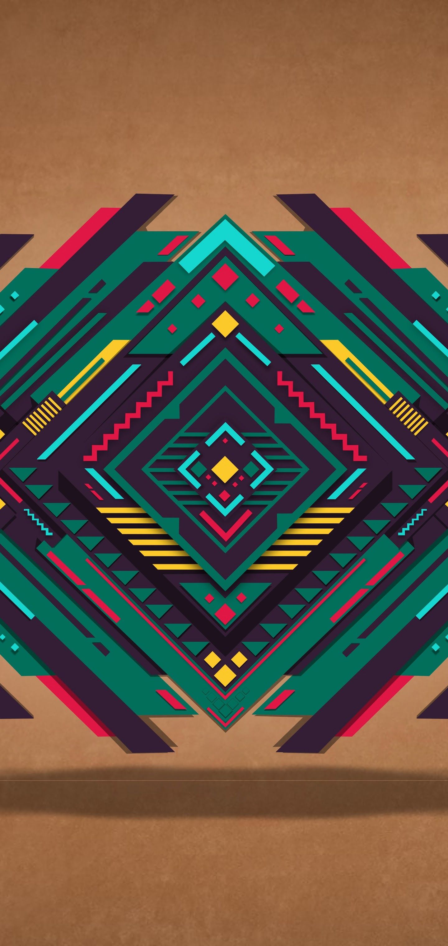 Colorful Geometric Shape Abstract 8K Wallpaper