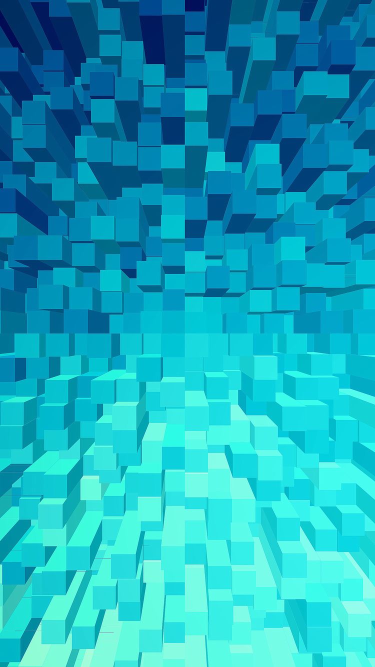 3D Shape iPhone Wallpaper