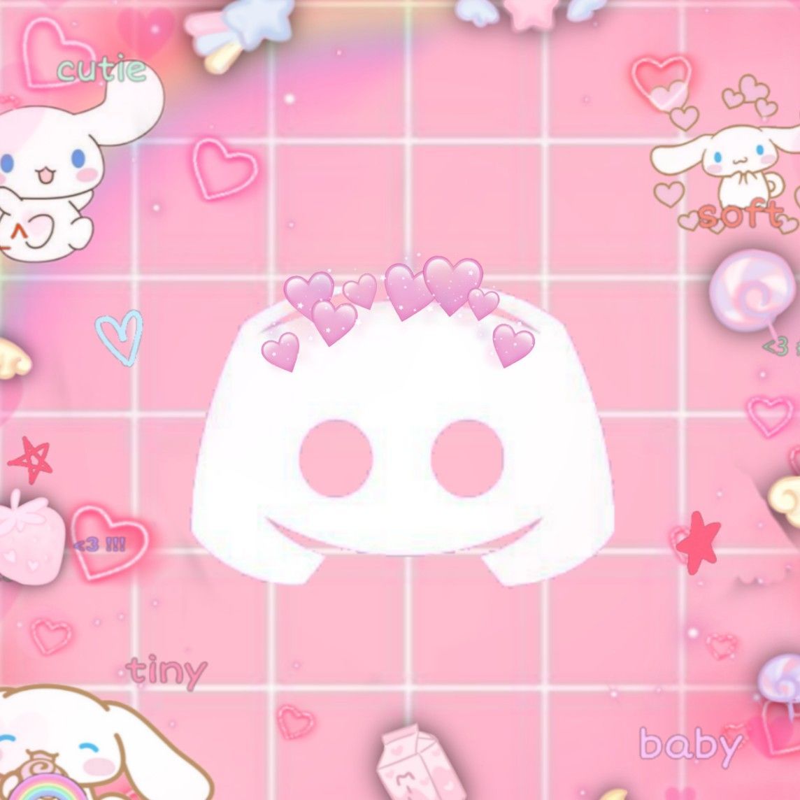Discord Icon Pink Aesthetic.