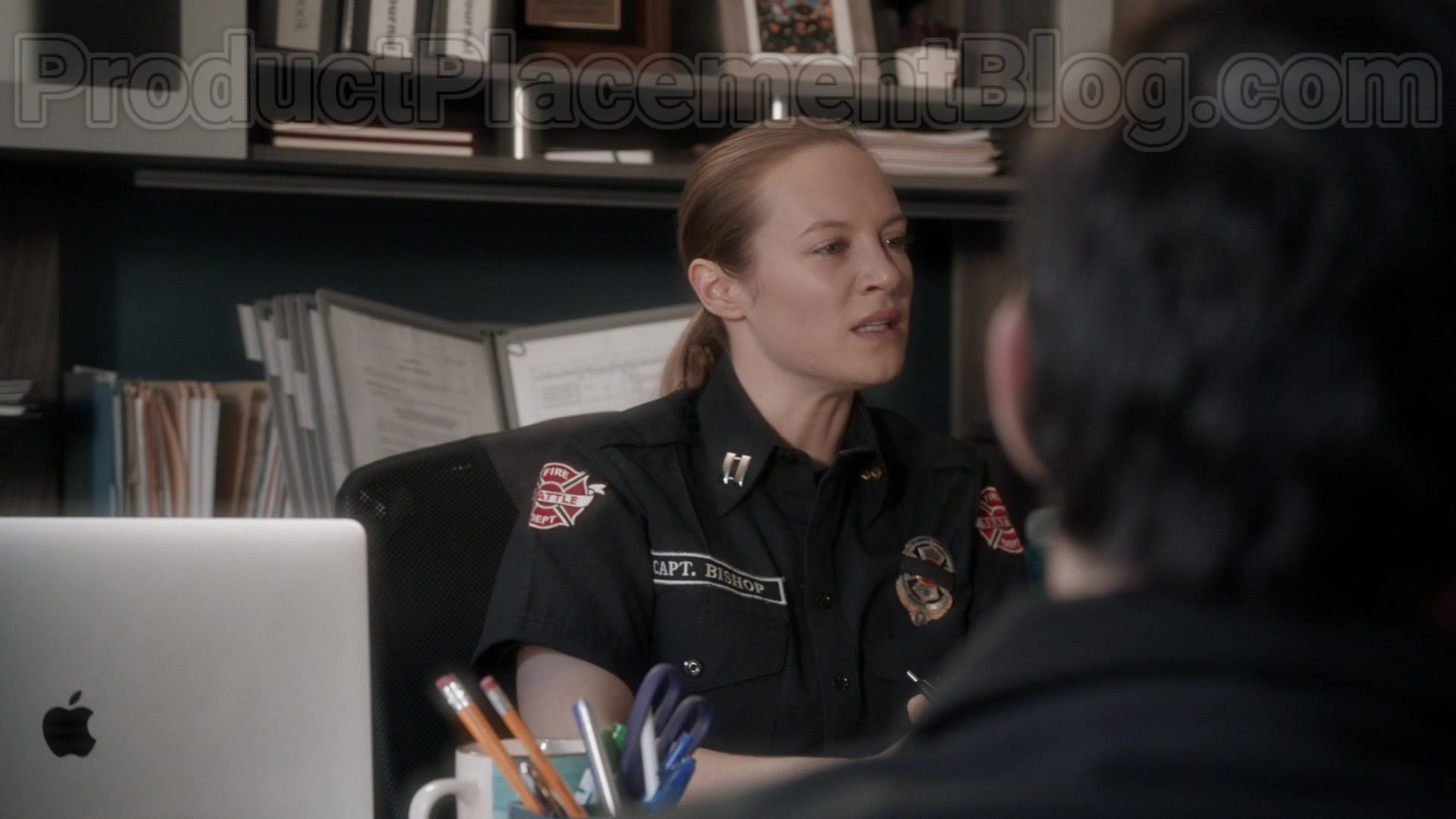 Apple MacBook Laptop Of Danielle Savre As Maya Bishop In Station 19 S03E13 Dream A Little Dream Of Me