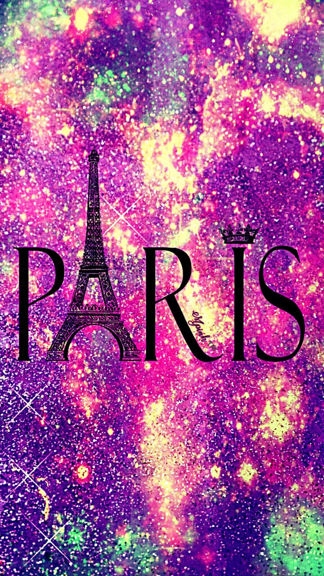 Shimmer Paris Galaxy Wallpaper Cool Wallpaper For Girls