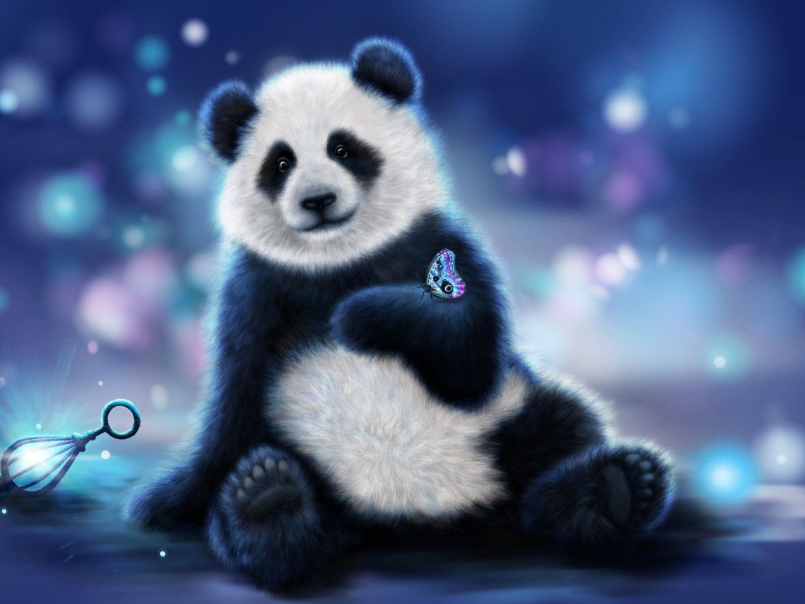 Kawaii Panda Wallpaper • Wallpaper For You HD Wallpaper For Desktop & Mobile