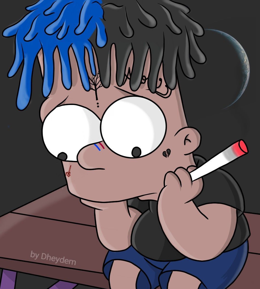 Xxxtentacion Sad Bart Simpson