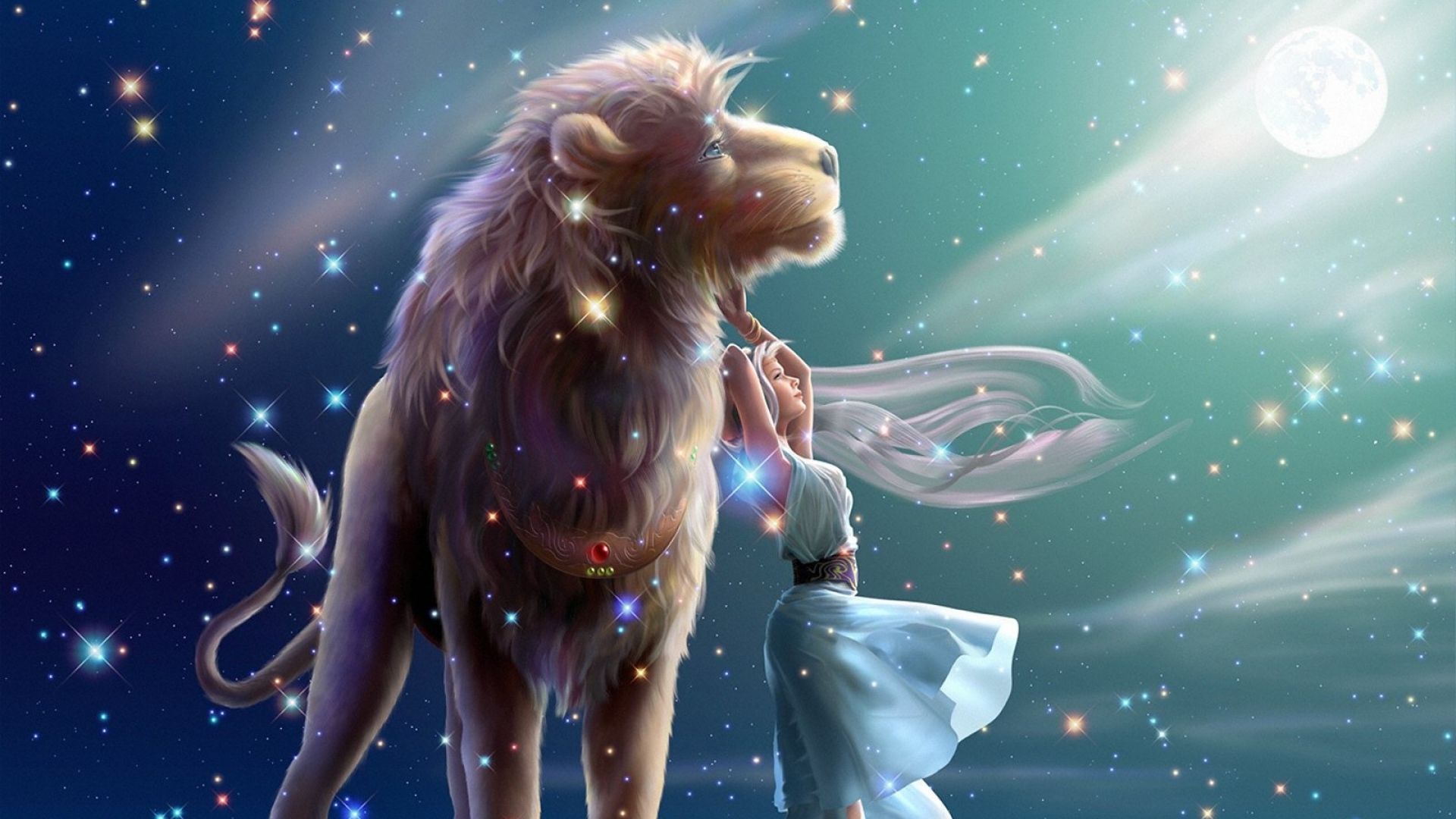 Lion and Girl Wallpaper Free Lion and Girl Background