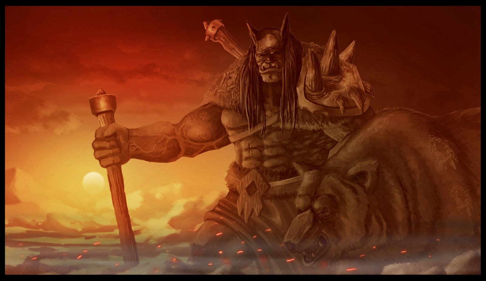 Download Latest HD Wallpaper of, Games, World Of Warcraft Rexxar