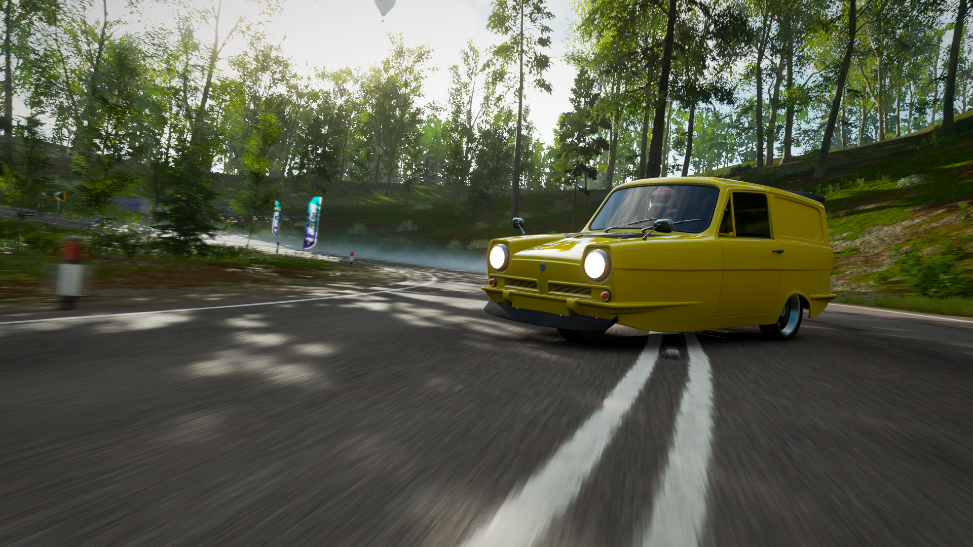 It seems like, a lot of people liked my little drift Isetta. So here is a teaser for my new project. A RWD Reliant Robin drift tune! currently 95% done. I will