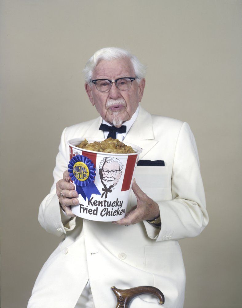 KFC IT! 10 Previously Unpublished Photo Of The REAL Colonel Sanders. Colonel sanders, Kfc chicken recipe, Kfc