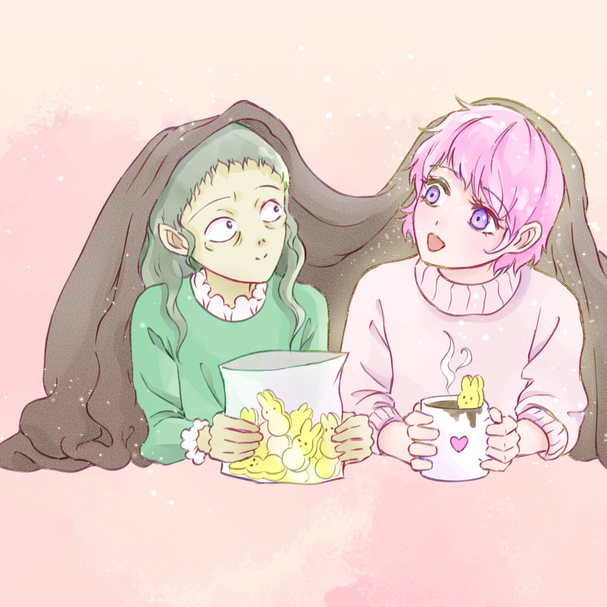 Lambcat National Hot Chocolate Day!