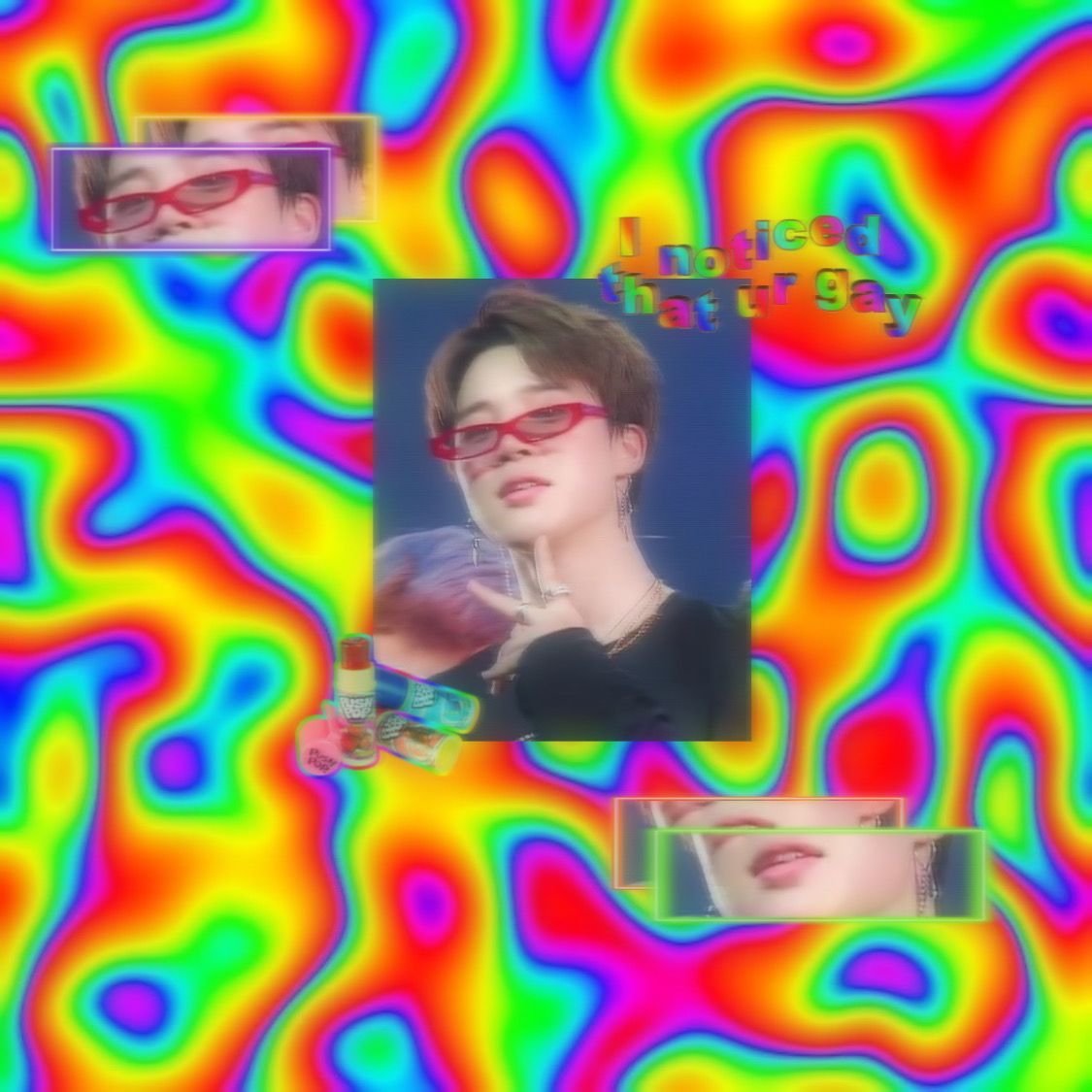 !rainbow. Bts aesthetic picture, Kpop posters, Jimin