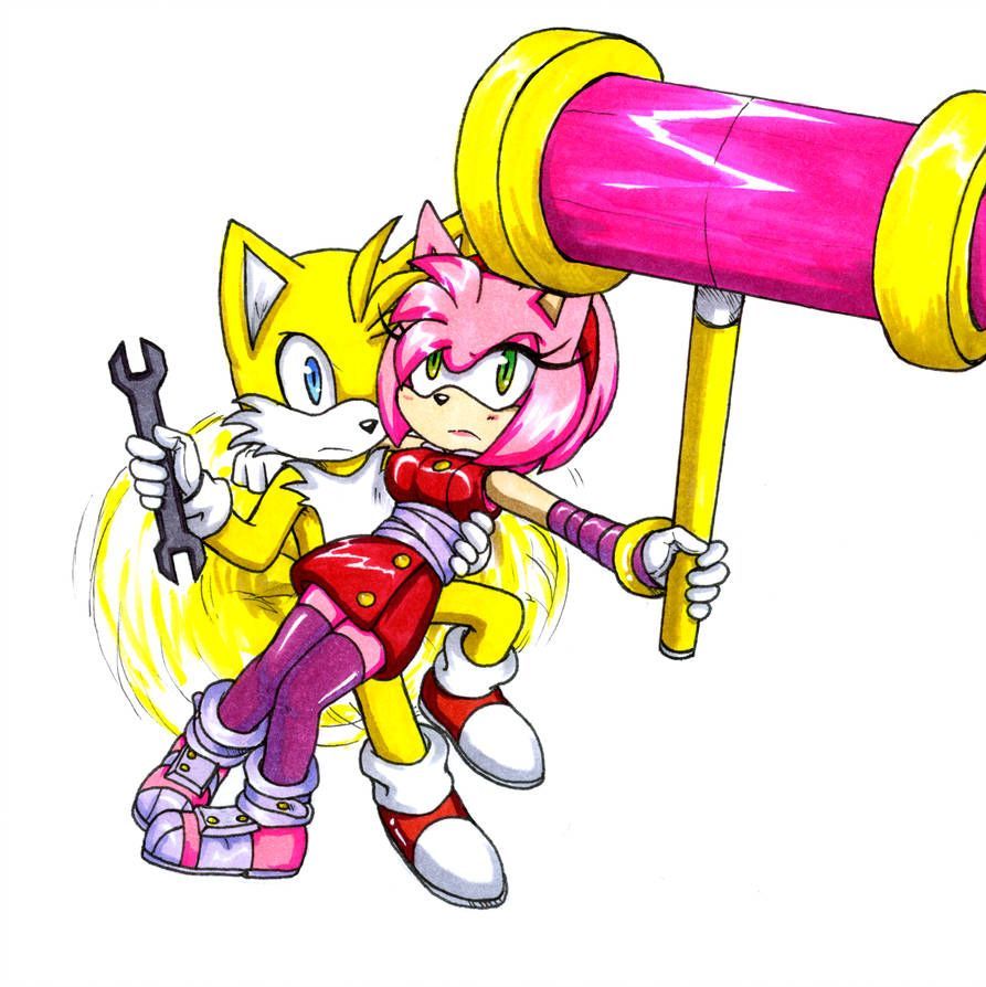 Tails x Amy: Sonic Boom. Amy rose, Sonic boom tails, Sonic