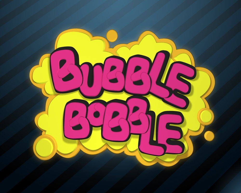 bubble bobble game wallpaper. Bubble Bobble title Wallpaper by Trebeck. Bubble bobble, Bubble games, Bubble bobble game