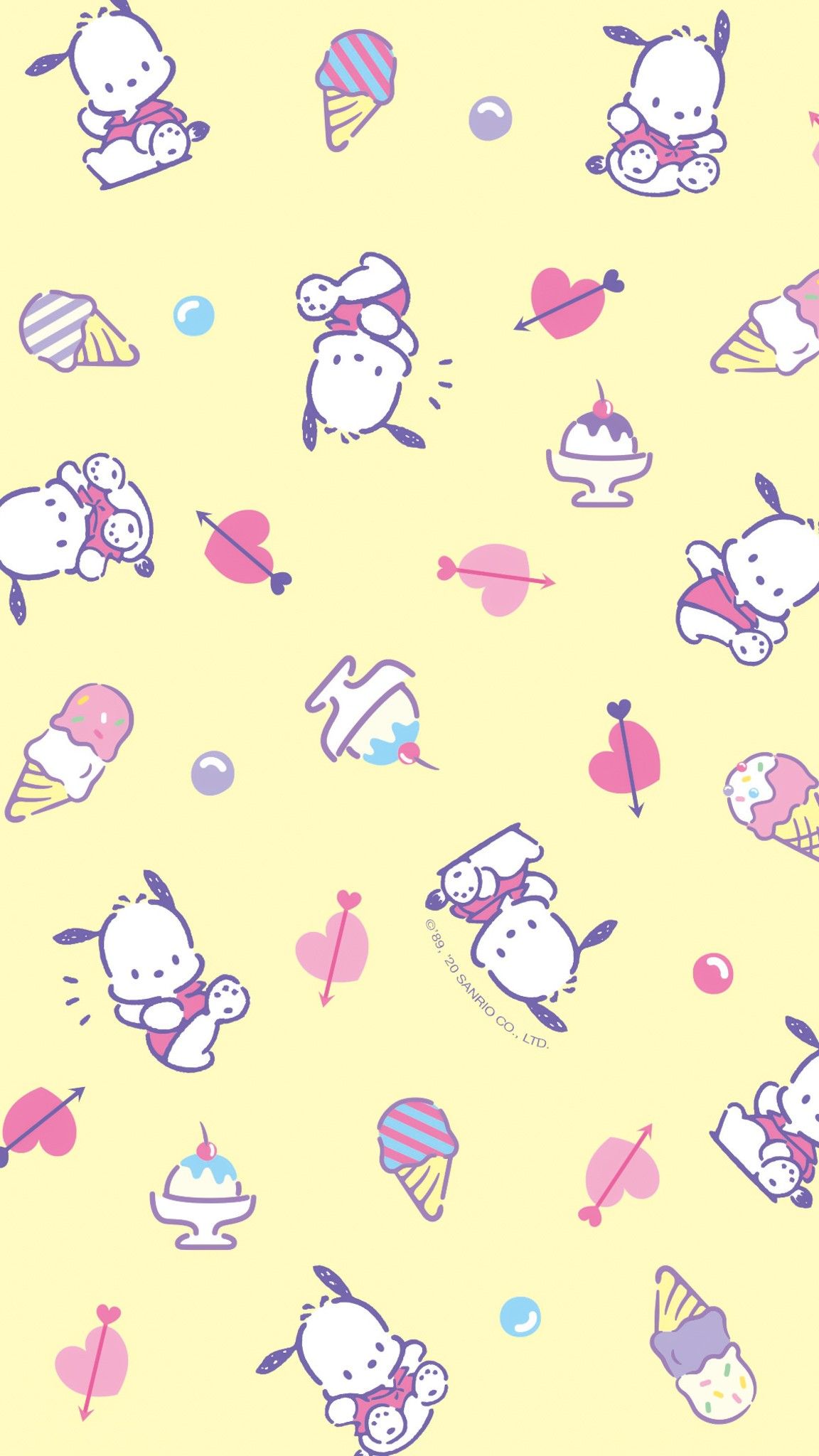 Pochacco. Sanrio wallpaper, Cute cartoon wallpaper, Kawaii wallpaper