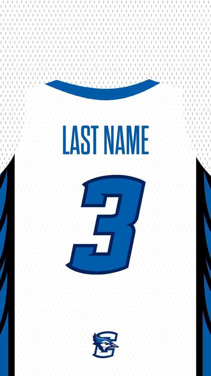Creighton Bluejays - #WallpaperWednesday We're making custom jersey wallpaper from 11 a.m.-1 p.m. CT only. Reply to this with your last name and college basketball number you'd like on your Creighton