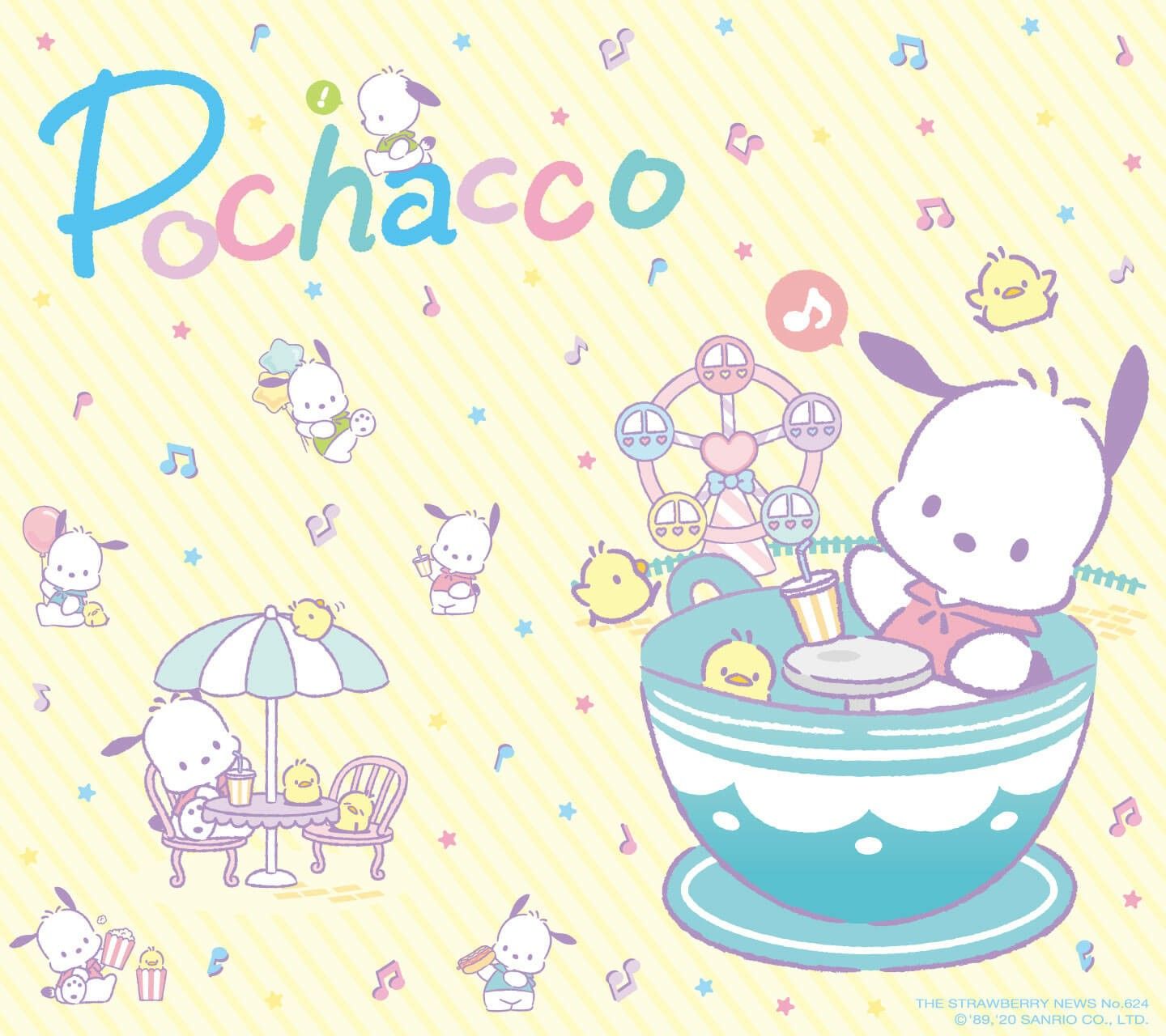 Pochacco Wallpaper. Hello kitty picture, Hello kitty characters, Japanese cartoon