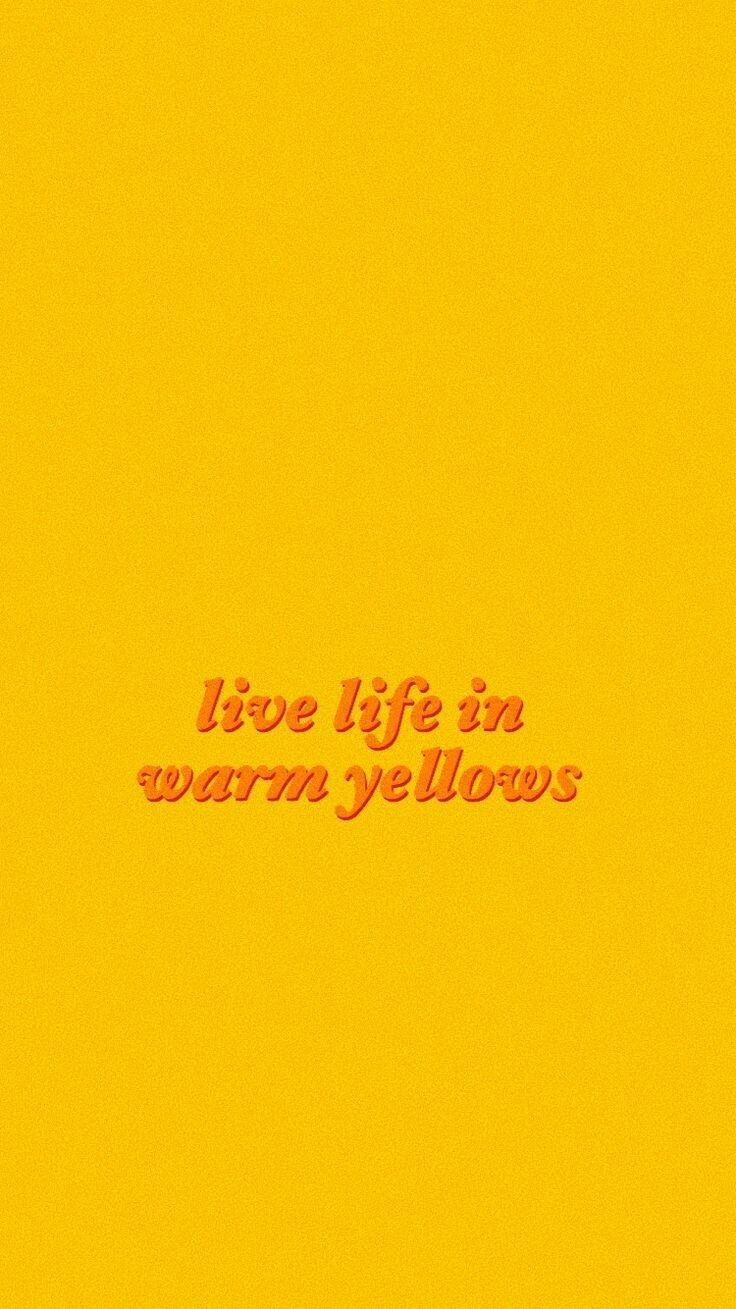 Aesthetic Yellow Live Wallpaper