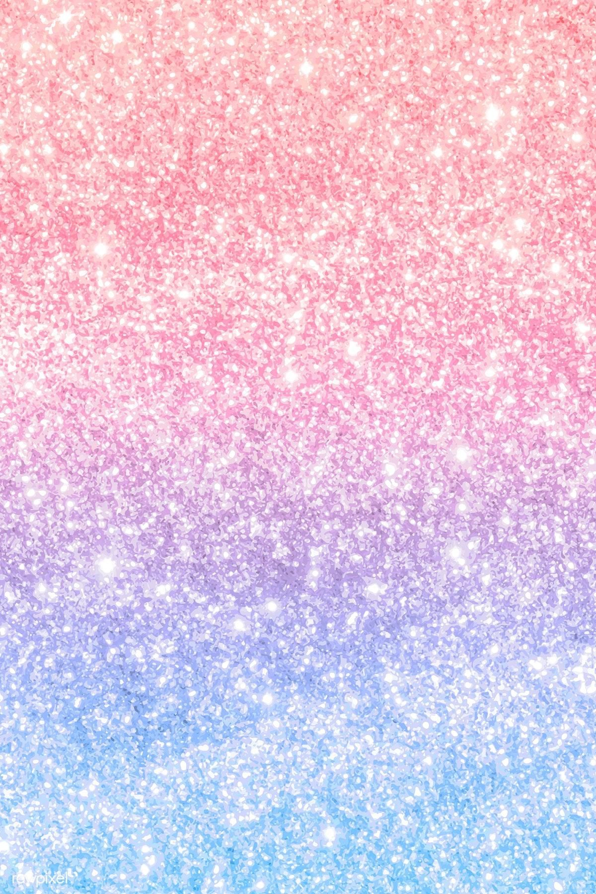 Pink Rain Glitter Wallpaper