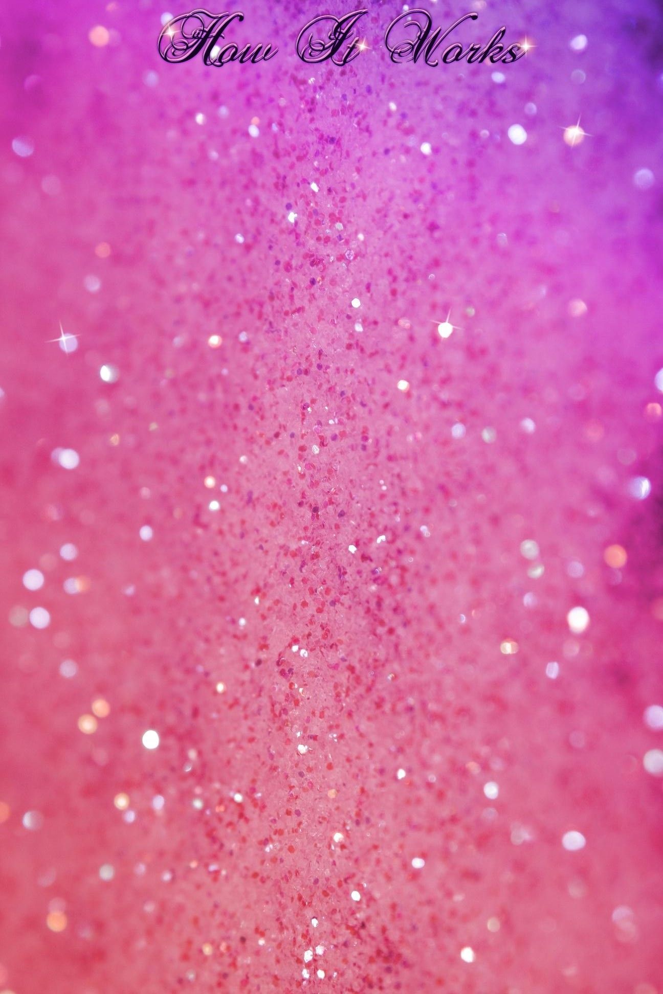 Sparkly Hello Glitter Wallpaper