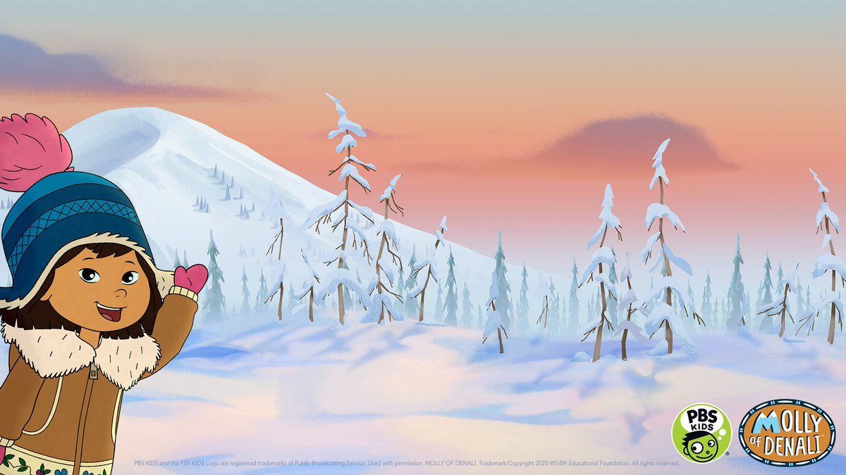 Molly of Denali your next video call into an Alaskan adventure with these Molly of Denali background from PBS KIDS! #MollyofDenali Download here