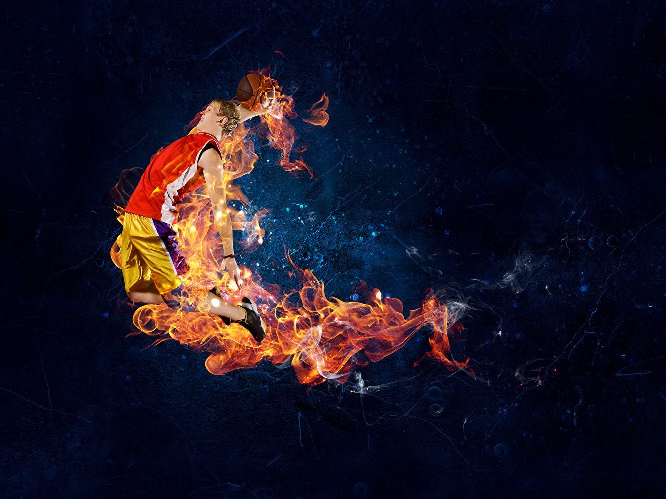Basketball Background Fire Illustration Stock Photo 293512568  Shutterstock