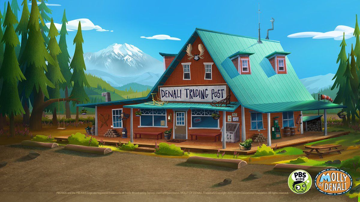 Molly of Denali your next video call into an Alaskan adventure with these Molly of Denali background from PBS KIDS! #MollyofDenali Download here