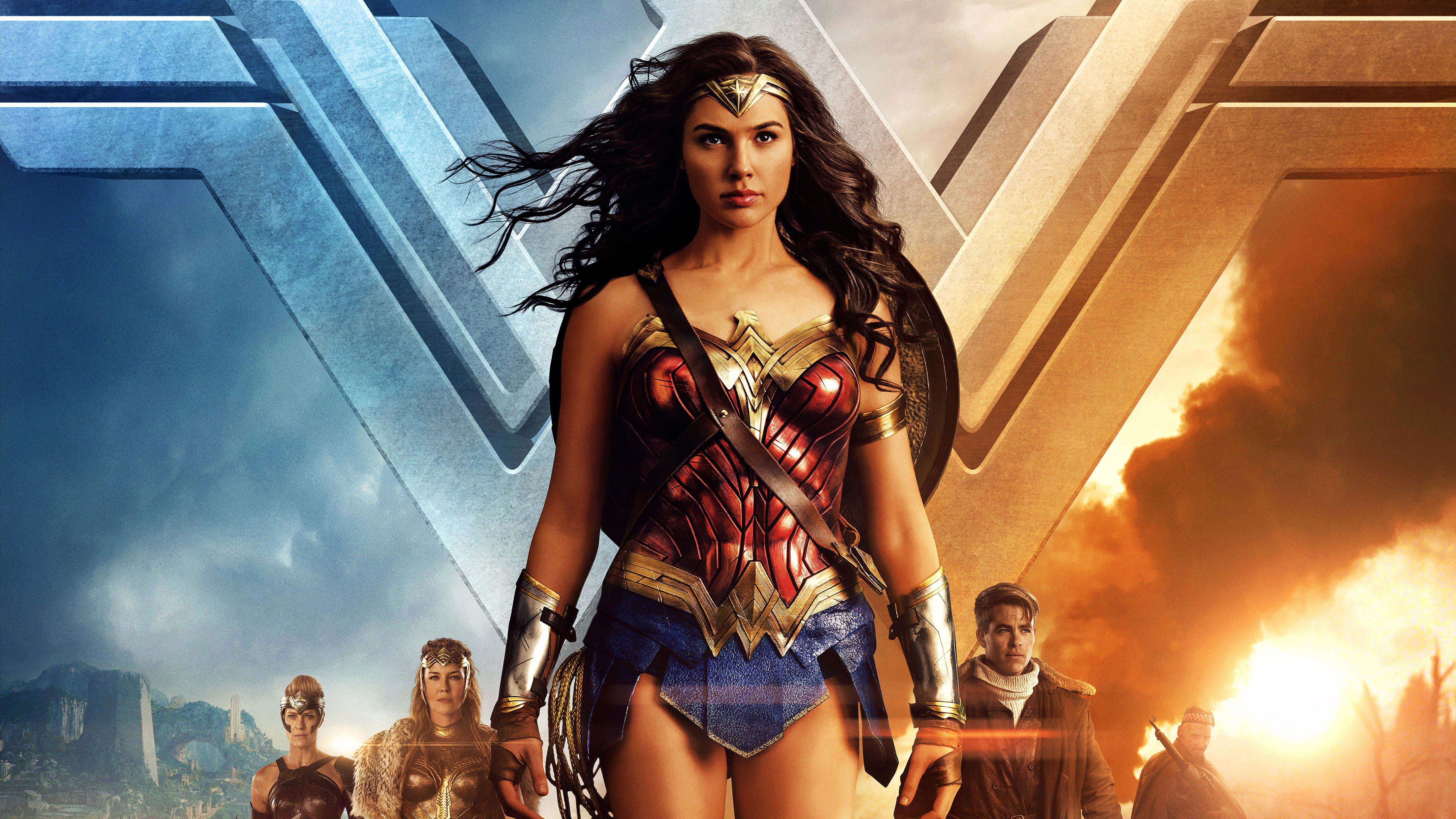 Wonder Woman Dc Comics Super Hero Gal Gadot 5k HD Wallpaper
