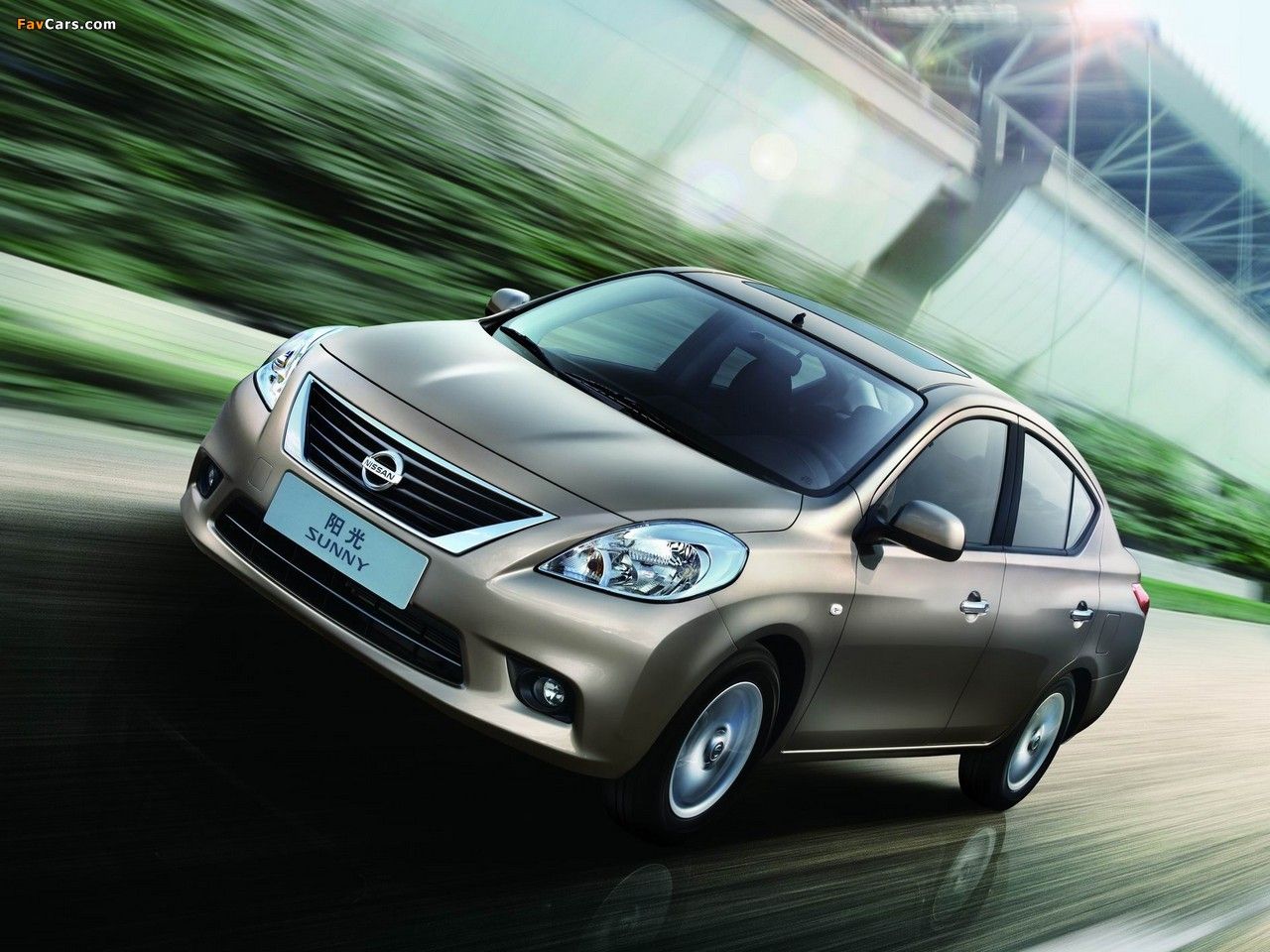 Nissan Sunny (B17) 2011 wallpaper (1280x960)