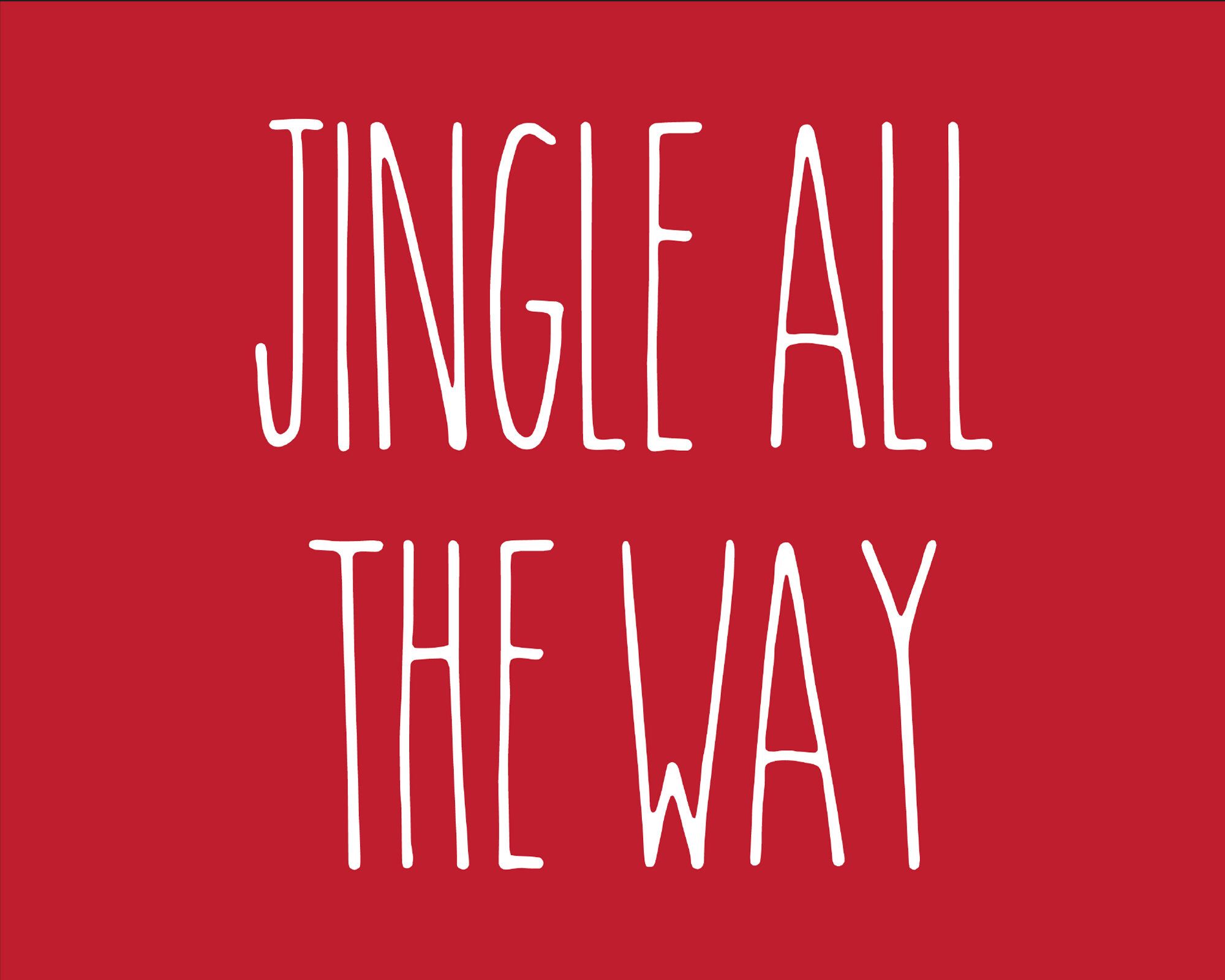 Excited to share this item from my #etsy shop: Jingle All The Way / Christmas Printabl. Christmas phone wallpaper, Wallpaper iphone christmas, Christmas wallpaper