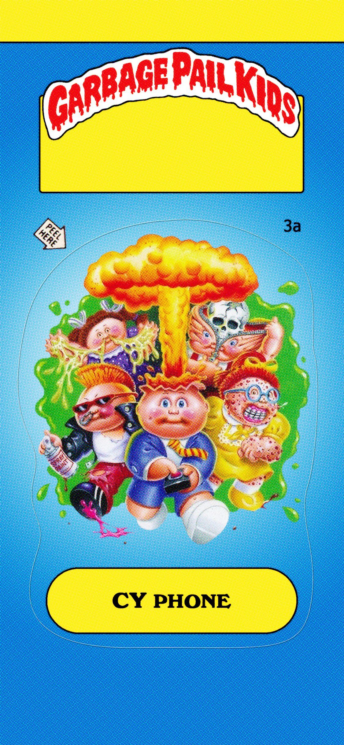 Garbage Pail Kids iPhone Wallpaper Lock Screen. Garbage pail kids, Locked wallpaper, Lock screen wallpaper