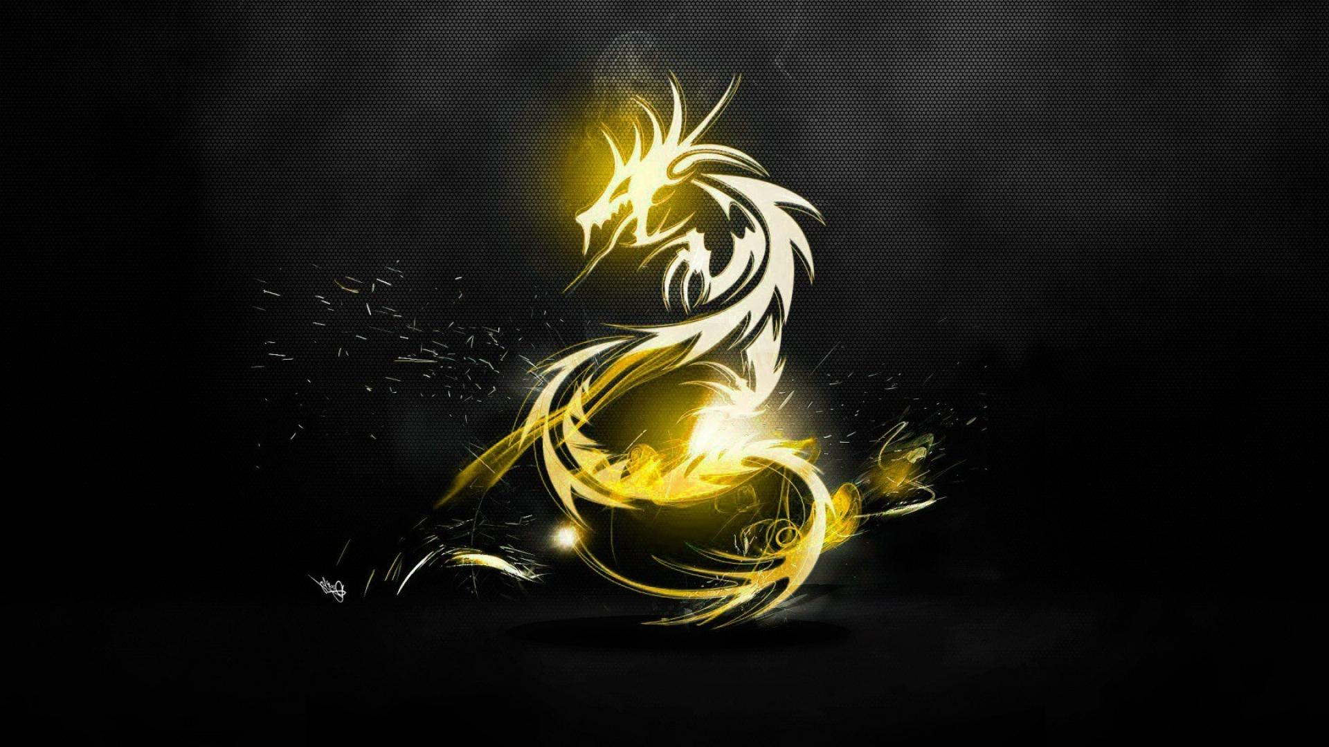 Yellow Dragon Wallpaper Free Yellow Dragon Background