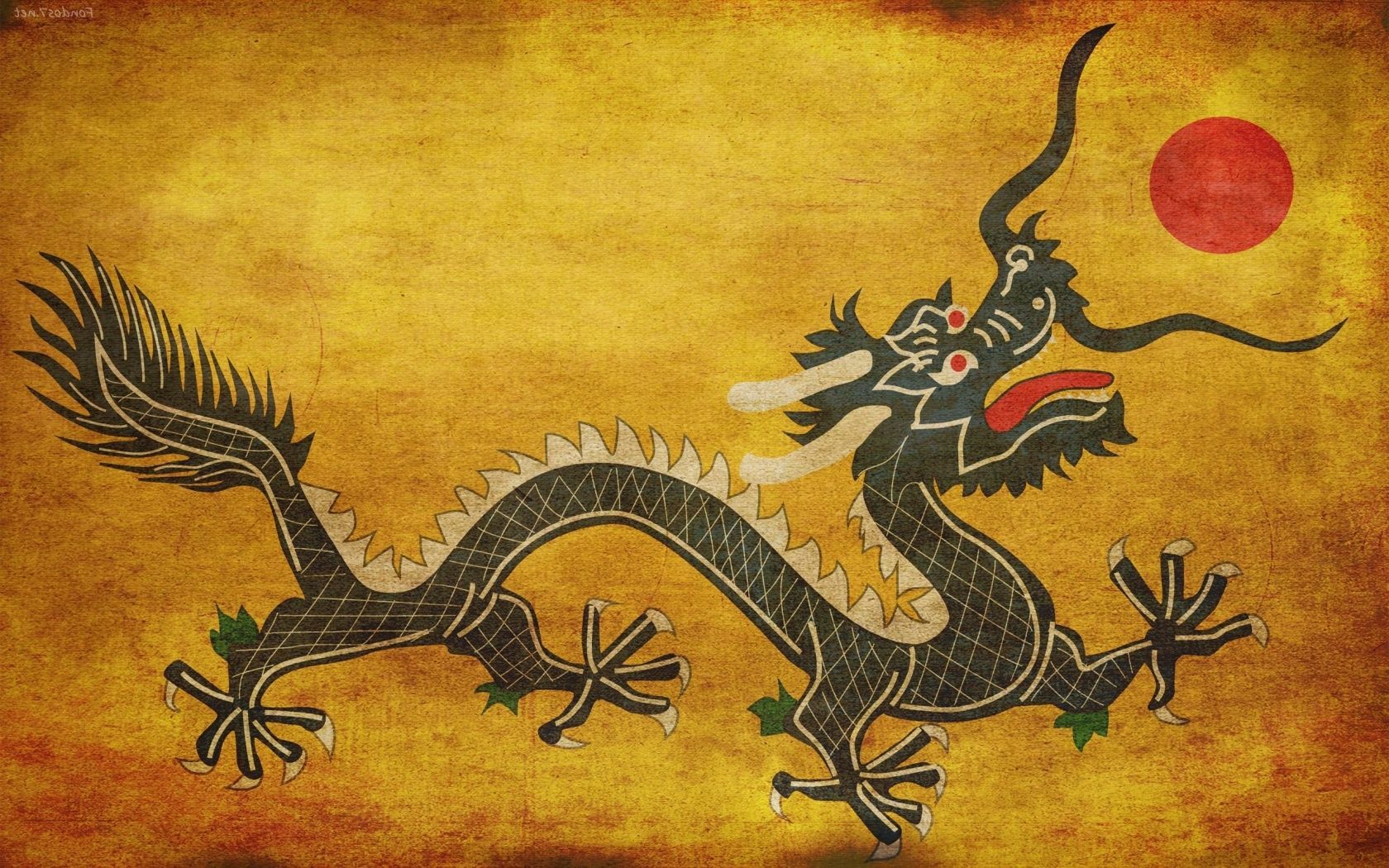 Ancient Chinese Dragons Wallpaper