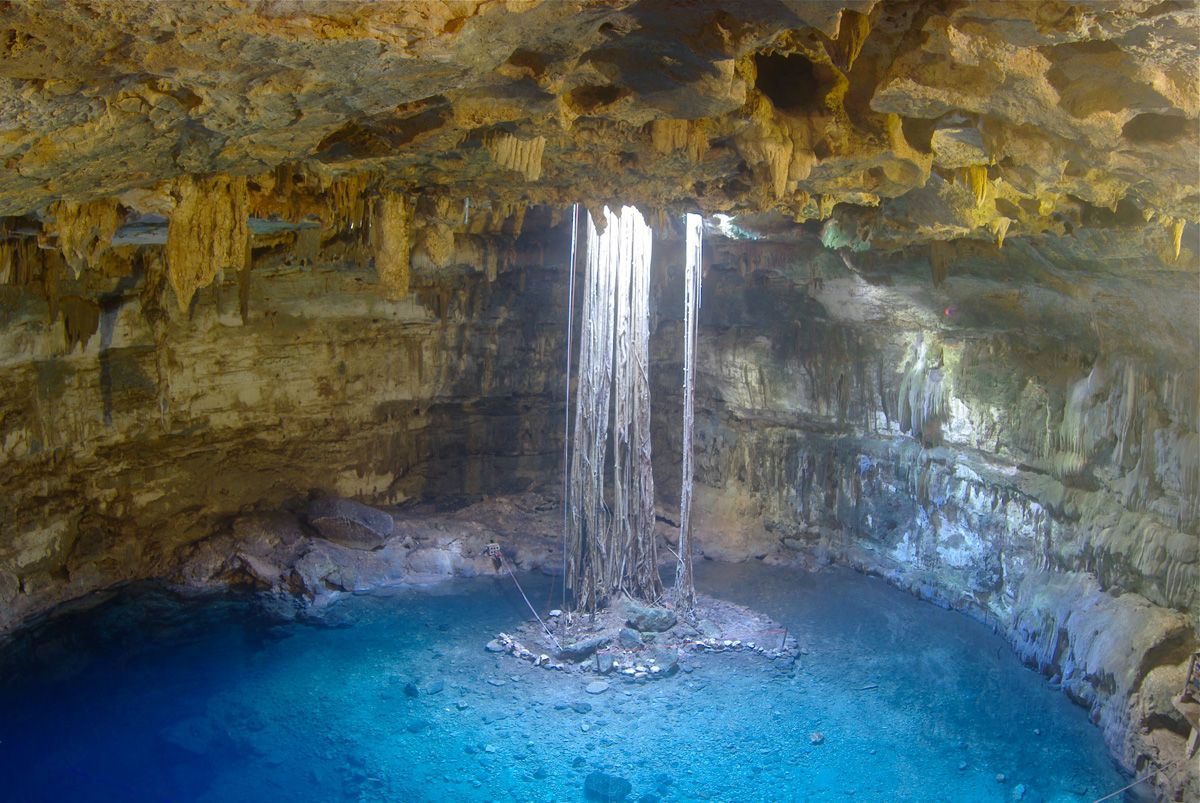 Mexico Cenote Beautiful Place Wallpaper